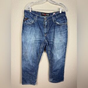 Ariat Blue Relaxed Jeans with Natural Fading‎